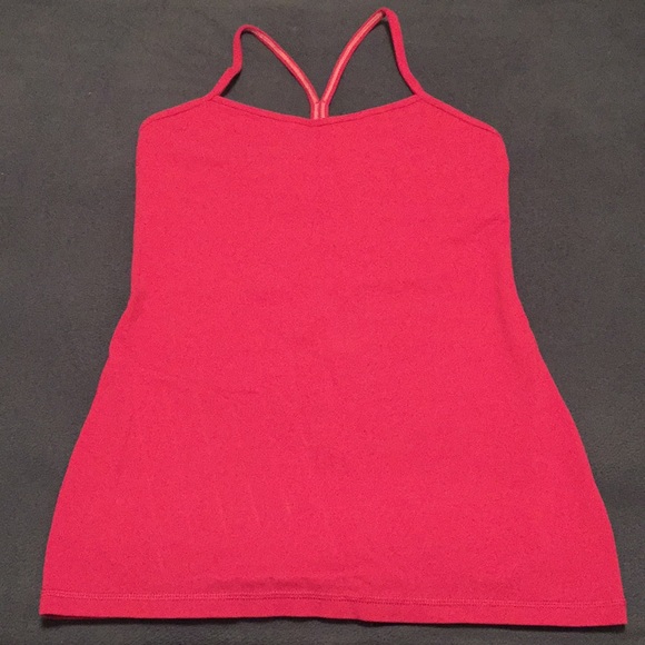 Lululemon▪️Power Y Tank in “Raspberry” - Picture 3 of 4